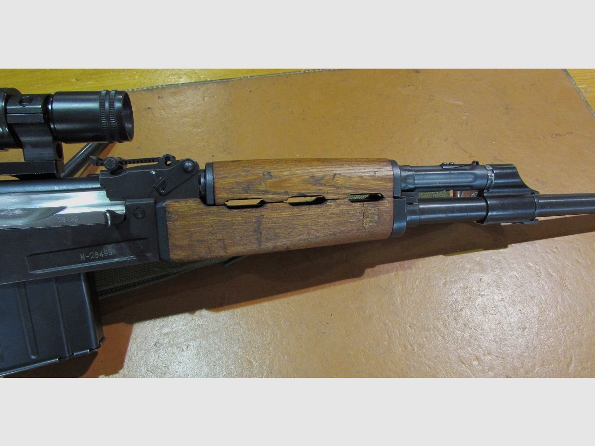 Carabine Zastava M76 avec lunette d&rsquo;origine, cal 8x57JS, bon etat, image 4 sur 5