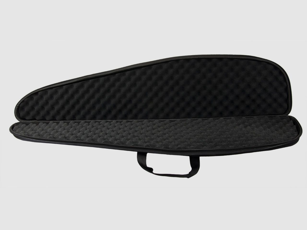 Gewehrfutteral Gewehrtasche Fritzmann 120 x 26 cm abschlieĂźbar EVAC Kunststoff schwarz Noppenschaumstoff