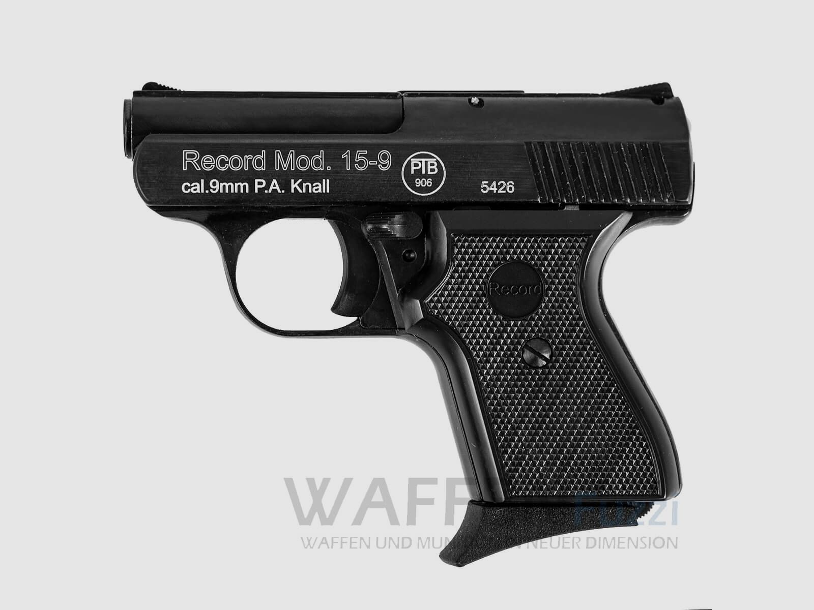Record Mod. 15-9 pistola a salve 9mm blu, immagine 1 di 6