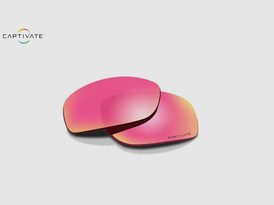 Wiley X Affinity Brillengläser in Captivate Polarized Rose Gold Mirror