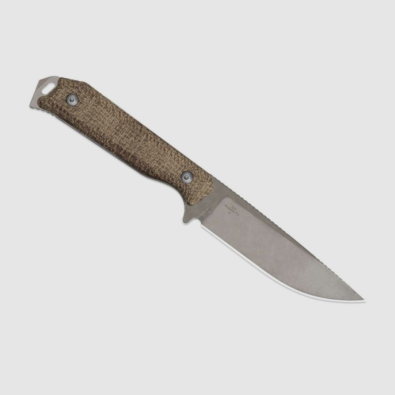 Kizer Compagnon Fixe CPM-3V Micarta Naturelle Couteau Fixe