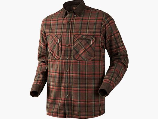 Hrkila Pajala Camicia da Caccia - Rossa a Quadri