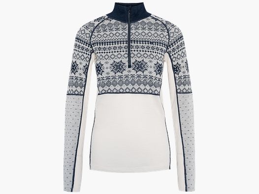 Kari Traa Vilma Sweater Half Zip Natural White S