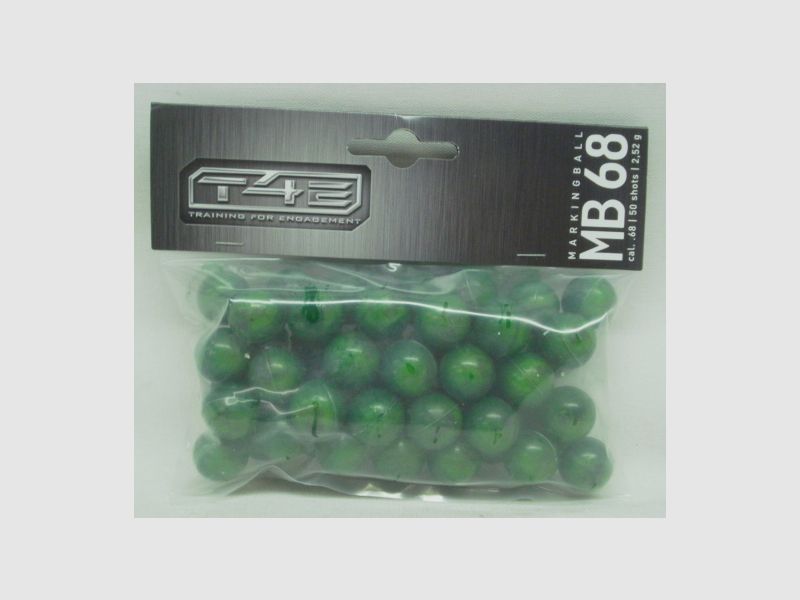 T4E .68 Farbkugeln - 2,52g/50stk/grün