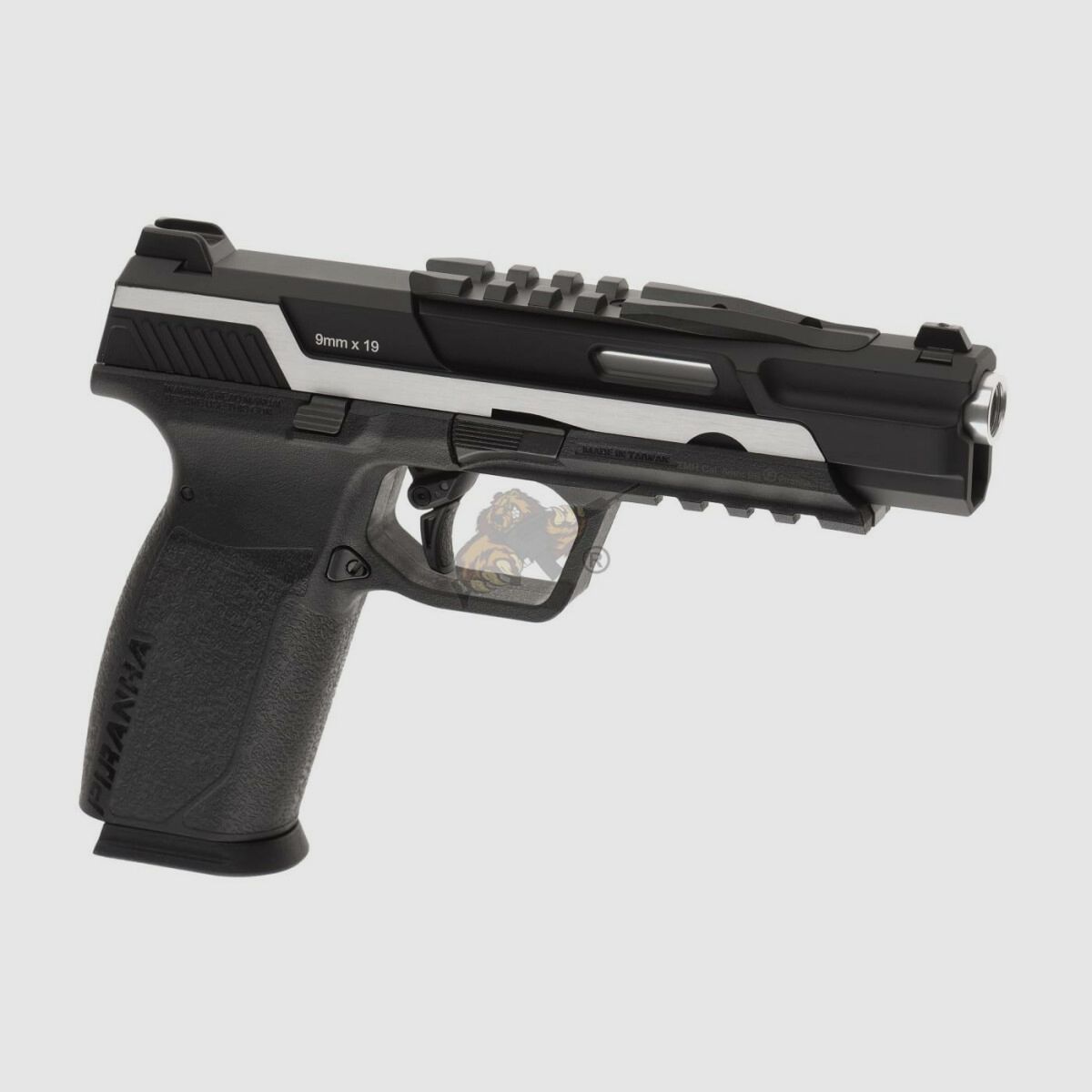 G&G Piranha TR GBB Airsoft Pistole in schwarz/silber -F-