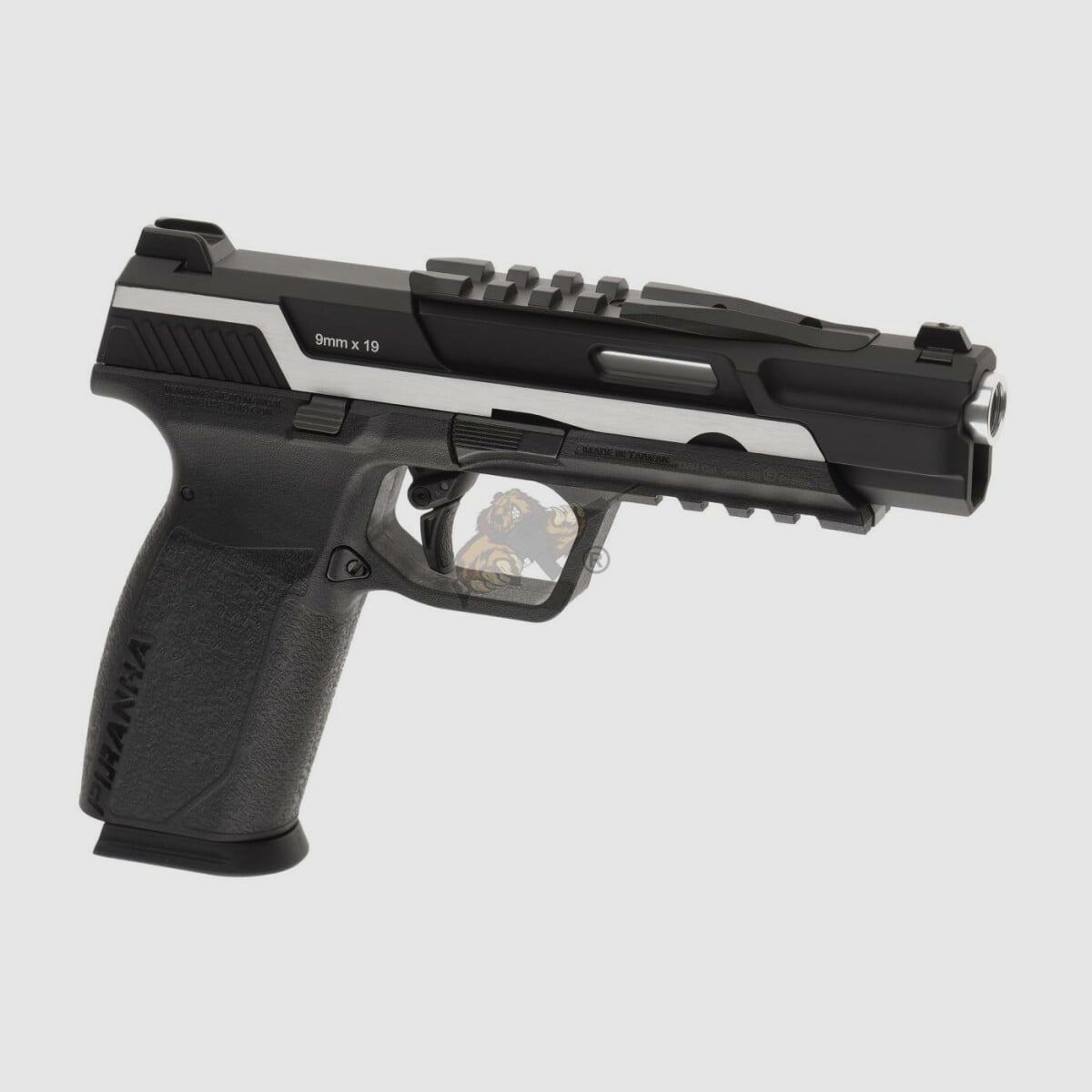 G&G Piranha TR GBB Airsoft Pistole in schwarz/silber -F-