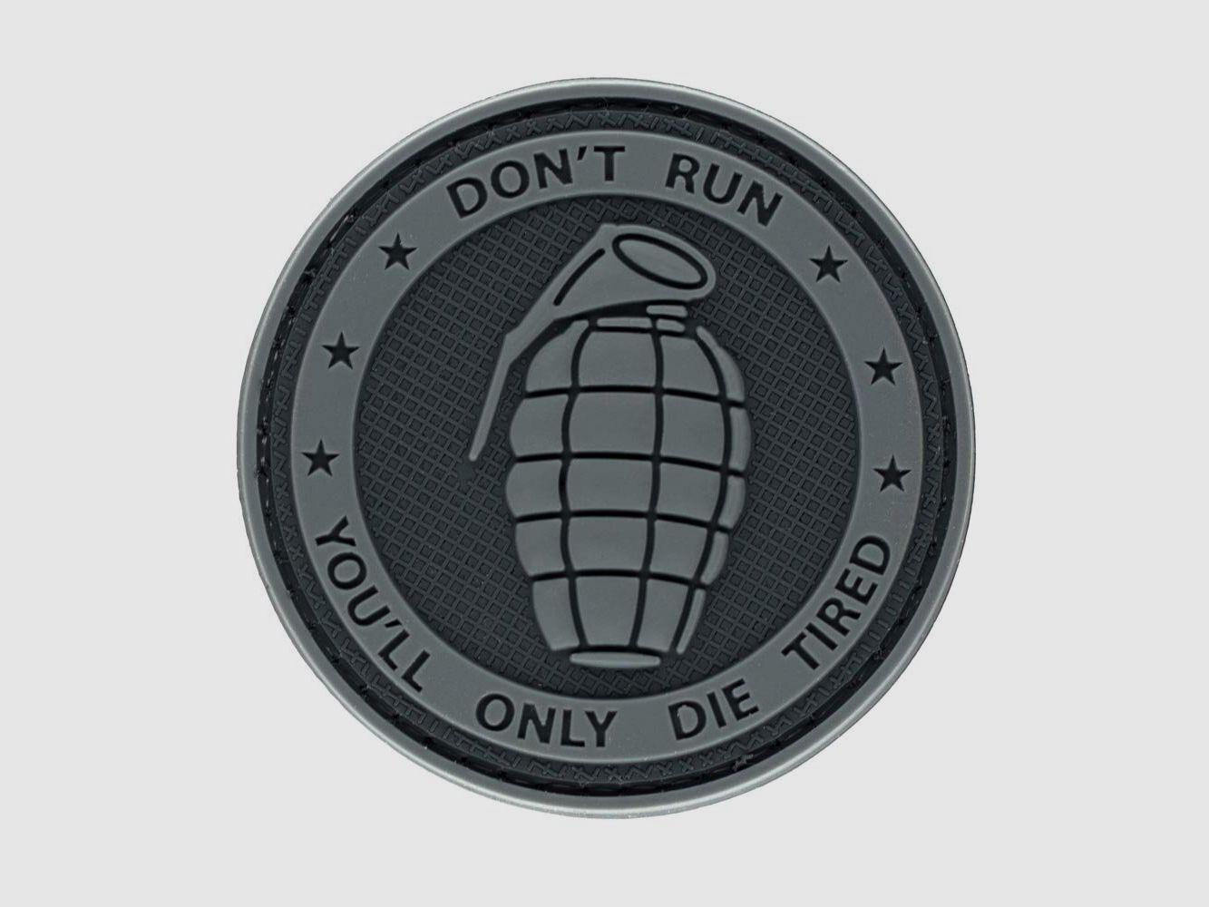 Don´t Run Patch Schwarz