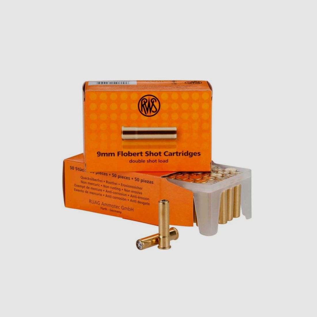 RWS 9MM FLOBERT DOPPELSCHROT 1,9MM 50 STK