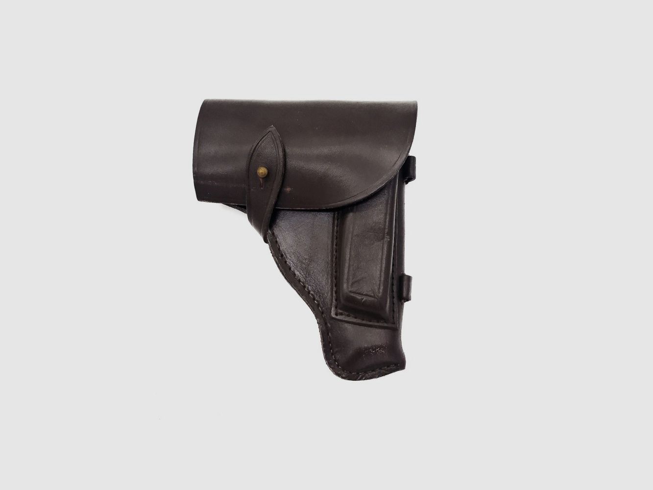 (außen) Makarov Originalholster aus rotem Leder, Bild 1 von 2