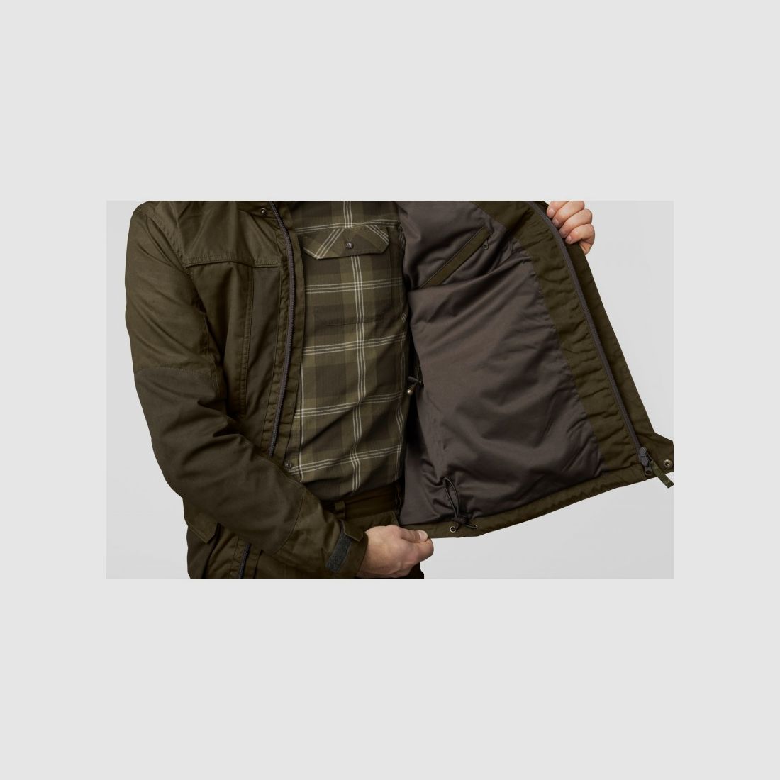 SEELAND KEY-POINT ELEMENTS JACKET PINE GREEN/DARK BROWN, afbeelding 7 van 8