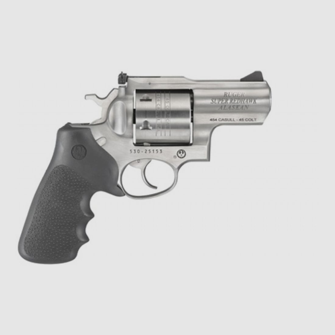 Ruger Revolver - DA, Super Redhawk Alaskan, KSRH-2454, .454 Casull, Satin Stainless, 2.5"