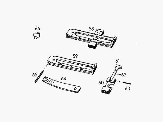Pasador de retención de la mira n° 65 M96