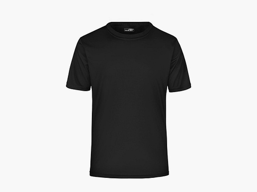 Funktionsshirt für Dienst und Sport Schwarz 2XL ohne Aufdruck