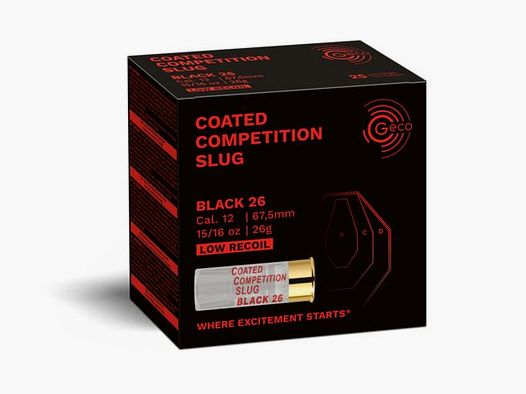 Geco Slugs Black 26 Coated Competition