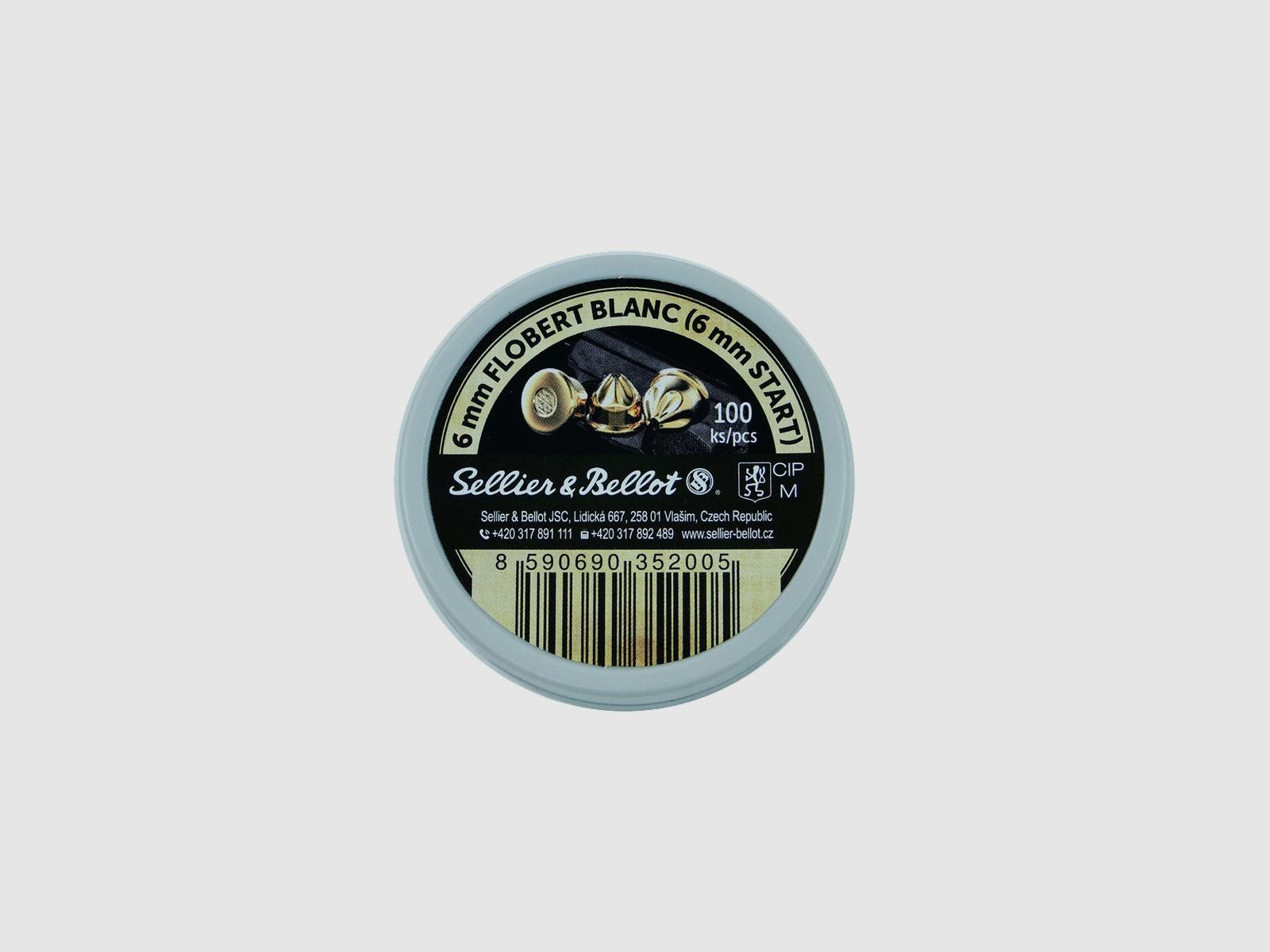 Amunicja hukowa bocznego zapłonu 6mm Sellier & Bellot short do Start 1 2 3, Ekol Zoraki K10 na kule gumowe, Shotgum, Major Eagle, zdjęcie 2 z 2