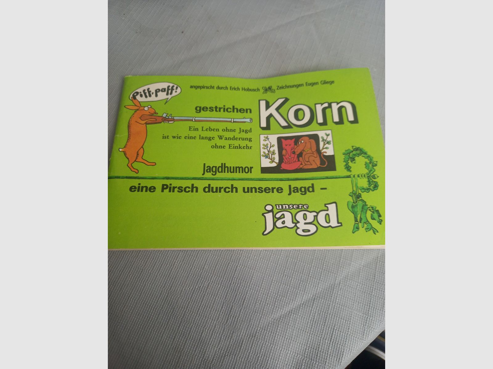DDR Broschüre " Jagdhumor ". Siehe Bilder. , Bild 1 von 5