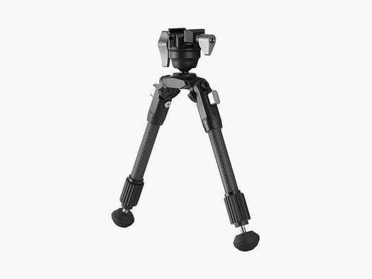 Vanguard EQ-PRECISION 1QSC Zweibein Carbon Ultra Leicht - 360° Kugelgelenk & Picatinny-Befestigung für Jäger und Schützen