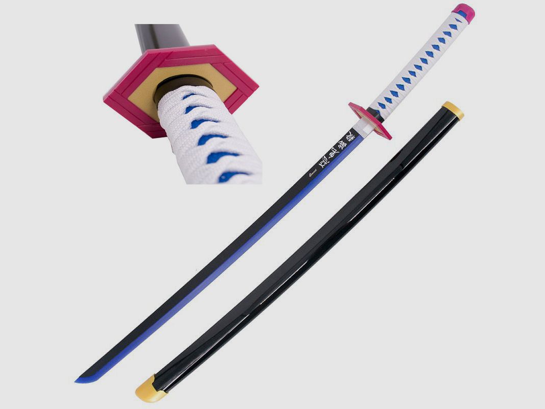 Espada de luz LED de bambú Katana Giyu Tomioka