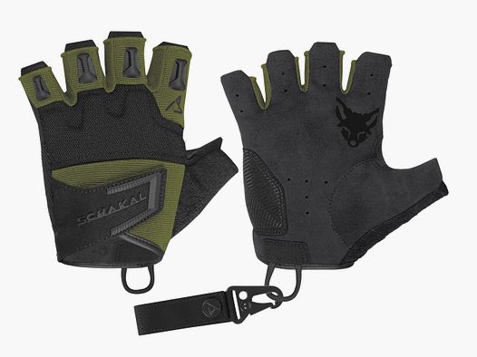 Rękawiczki taktyczne ACE Schakal Outdoor kolor Oliwkowy bezpalcowe