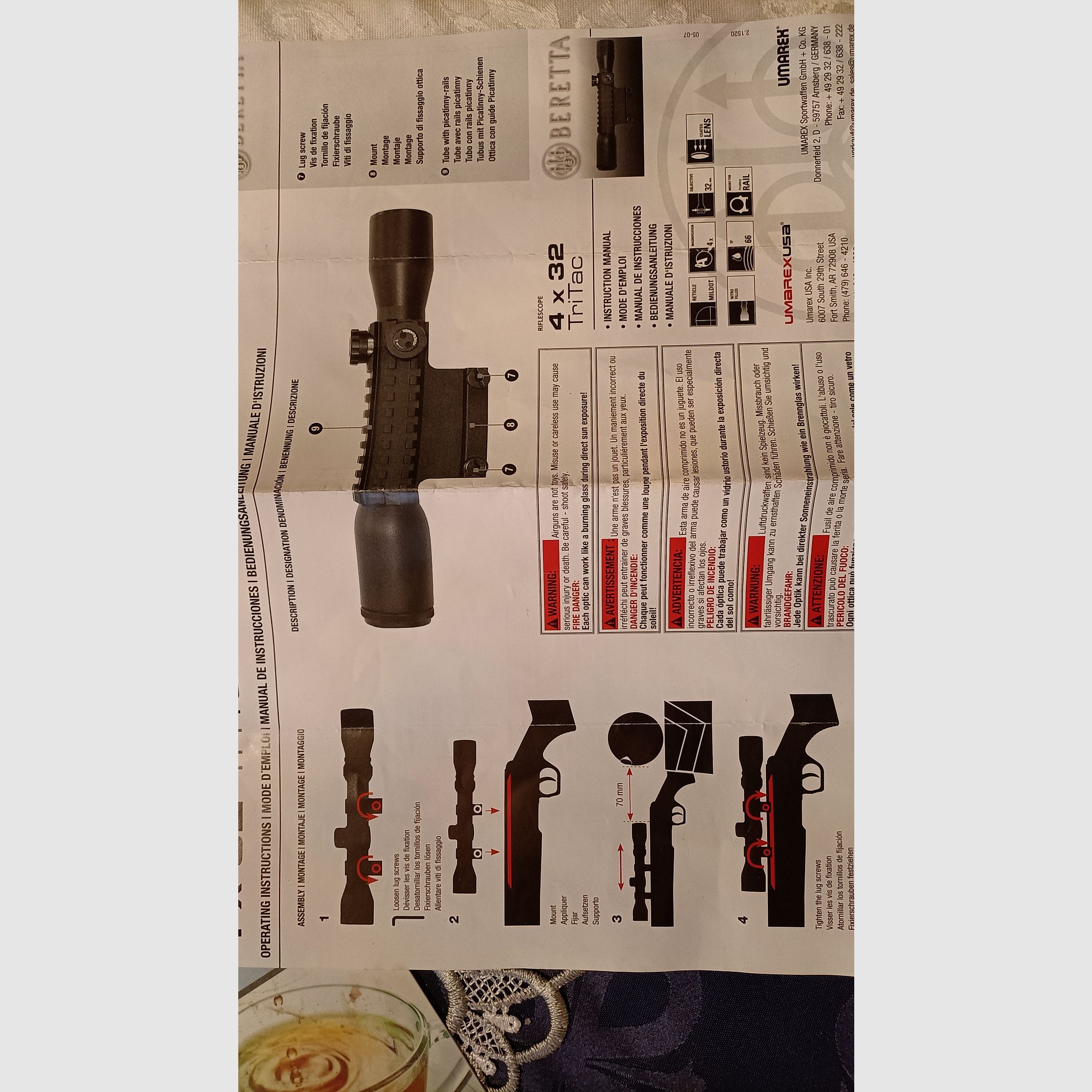 Luftgewehr CO2 Beretta 