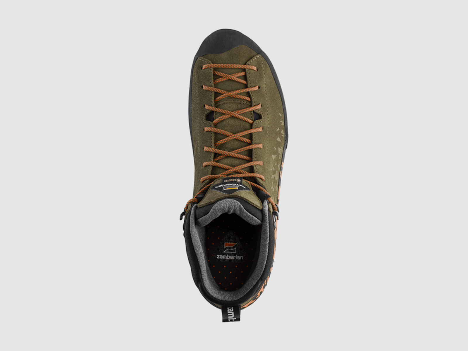 SCHOENEN – ZAMBERLAN – 226 SALATHE’ TREK GTX Donkergroen/Oranje, afbeelding 6 van 7