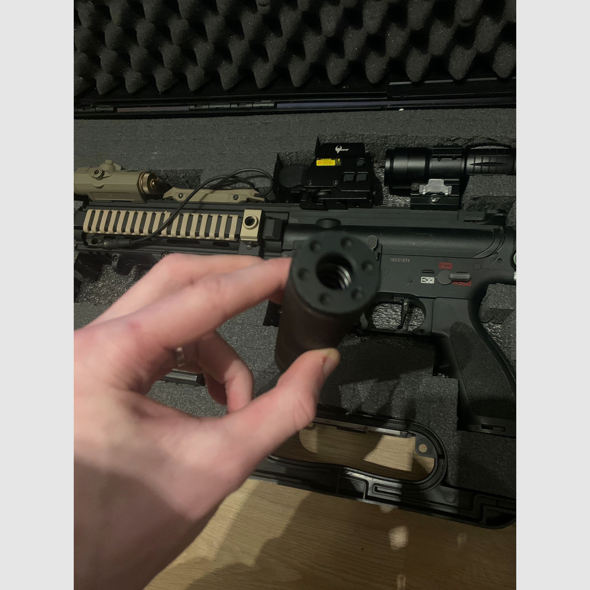 ONVERSLAANBAAR! VFC HK 416D Compleetset, als nieuw!