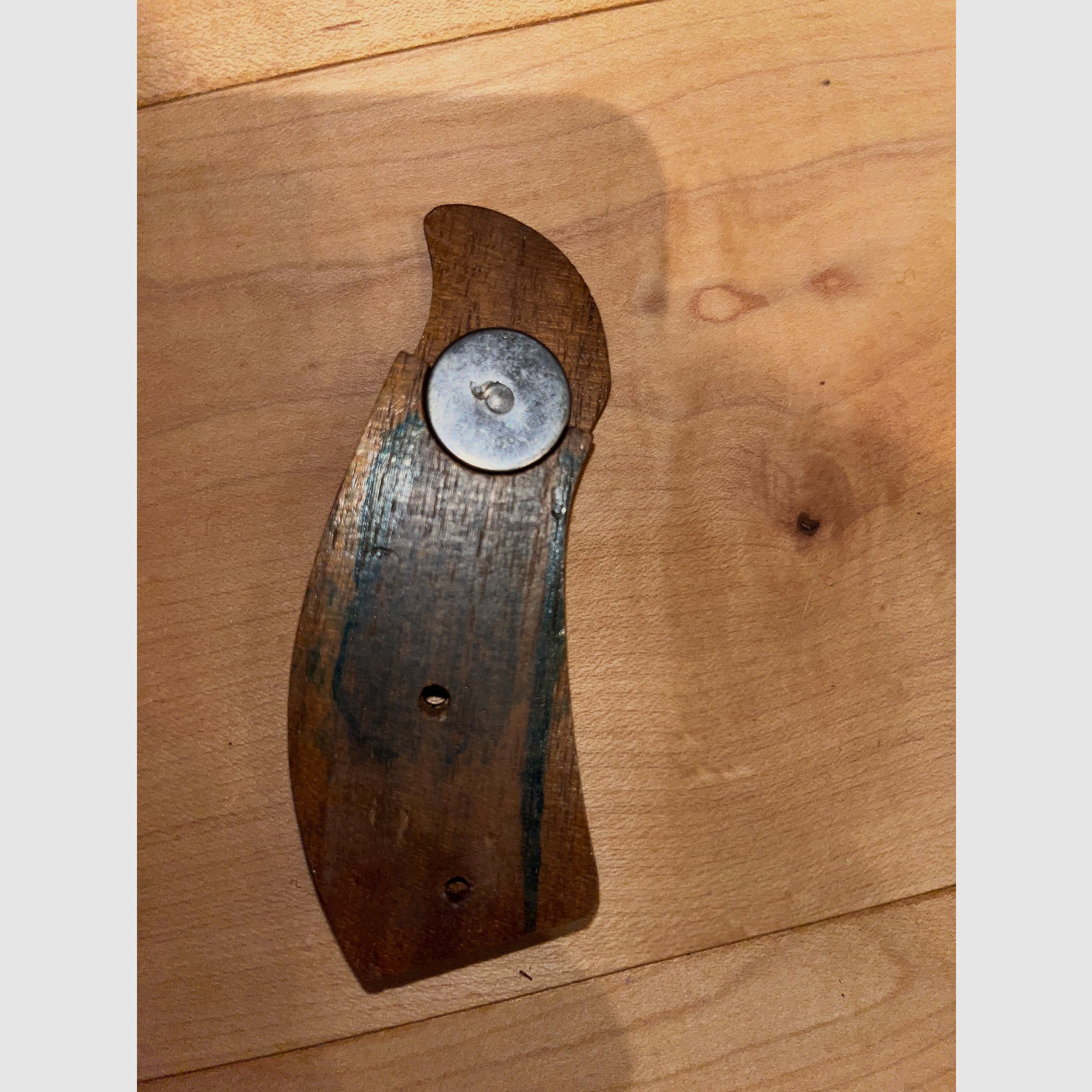 Oryginalna Smith & Wesson Griffschale K-Frame Round Butt drewno lewa