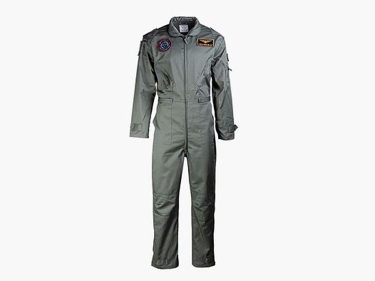 Mil-Tec Kids Flight Suit with Badge - Olive / 3XL-188