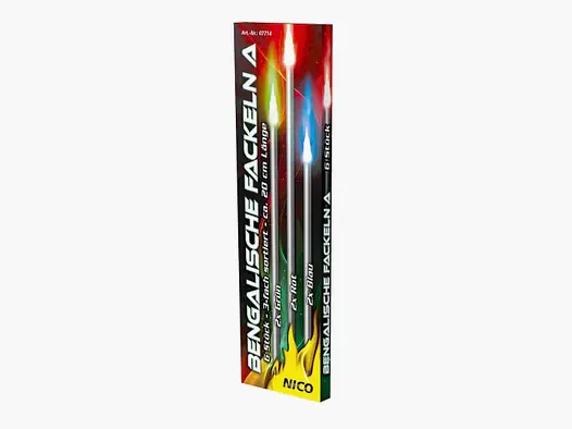 NICO NICO Bengalische Fackeln 6 Stück - 20 cm