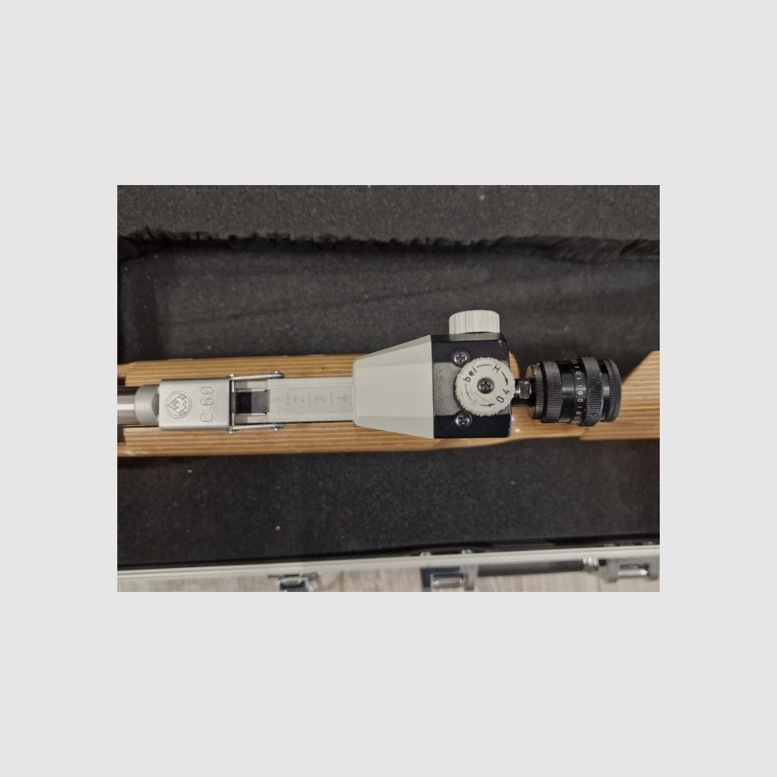 Feinwerkbau Match air rifle C 60 with lots of accessories, overhaul 2024!