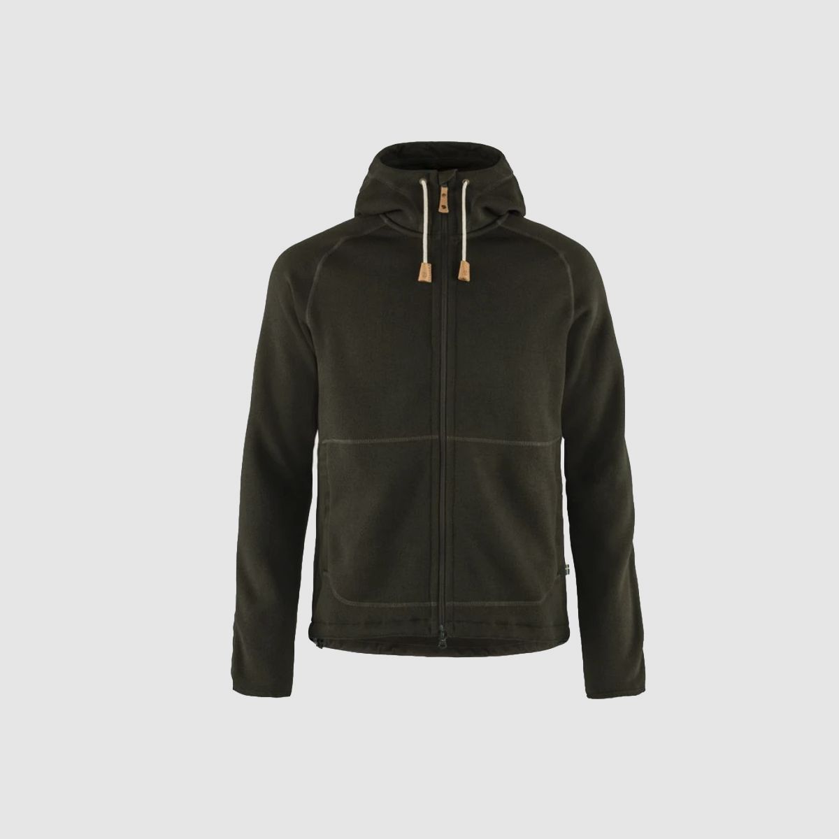 FJÄLLRÄVEN Övik Fleece Hoodie M Deep Forest