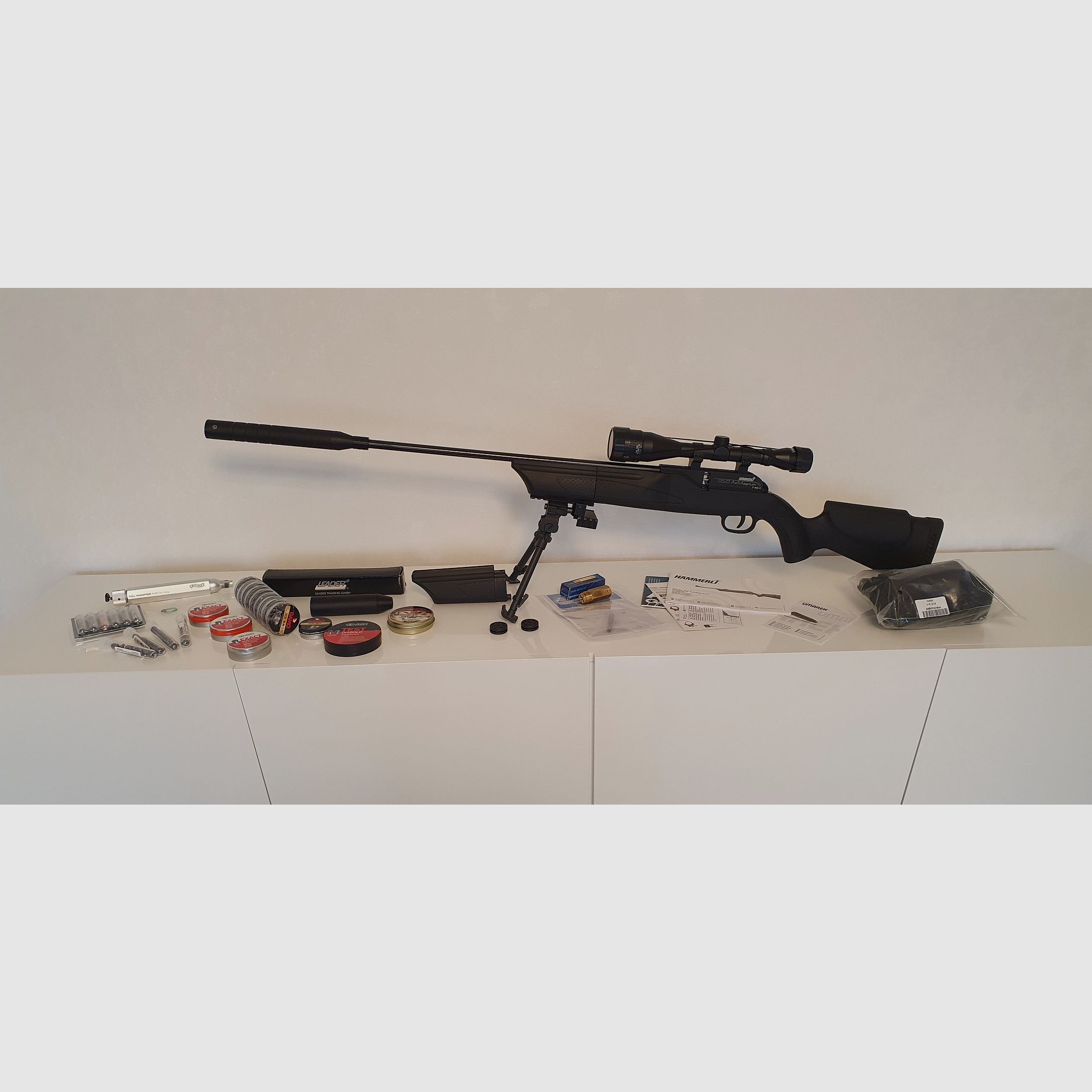 Hämmerli 850 AirMagnum FT 4,5 177 Mega Zubehör!!!