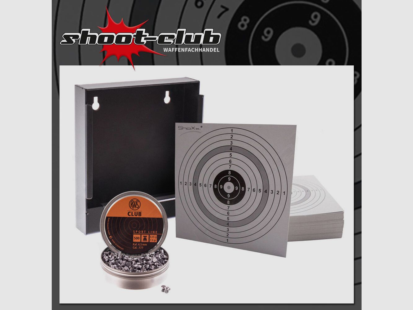 xxx Set: Piège à balles + 120 cibles + RWS CLUB, image 1 sur 4