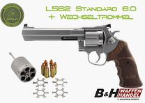 SPOHR L562 Standard 6.0 Stainless 6" Revolver mit Wechseltrommel 9mm Made in Germany