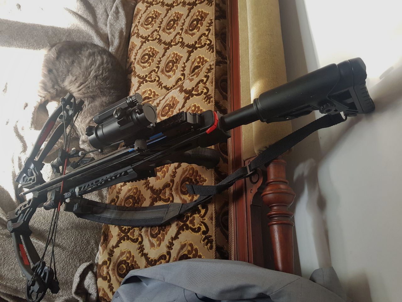 MK Compound Crossbow XB56 Frost Wolf Complete Set 175lbs black