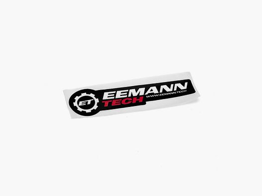Eemann Tech Logo 3D Sticker - Black
