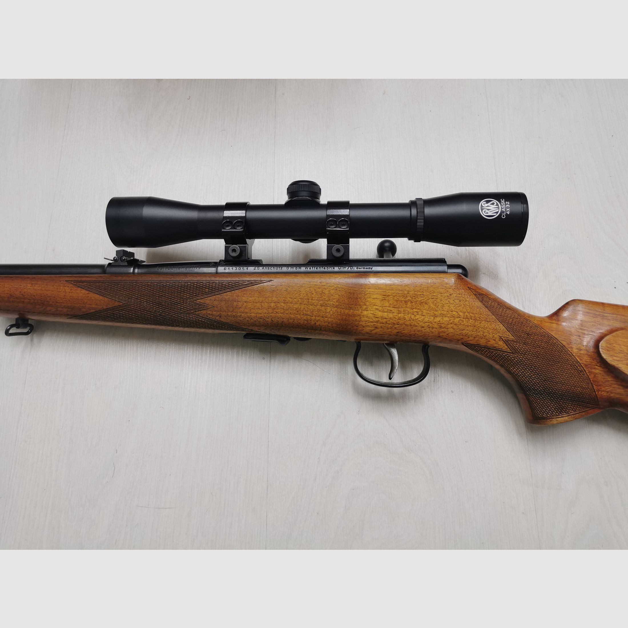 KK Gewehr .22lr Anschütz mit Zielfernrohr 4x32