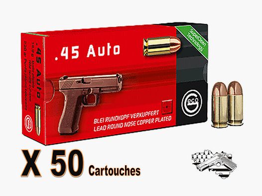 GECO .45 AUTO FMJ 230 grs par 50