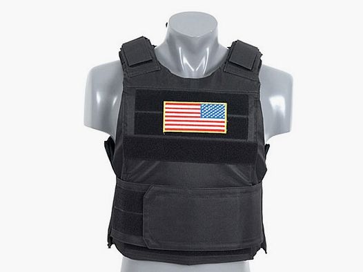 Delta Soft Body Armor - CZARNY [8FIELDS]