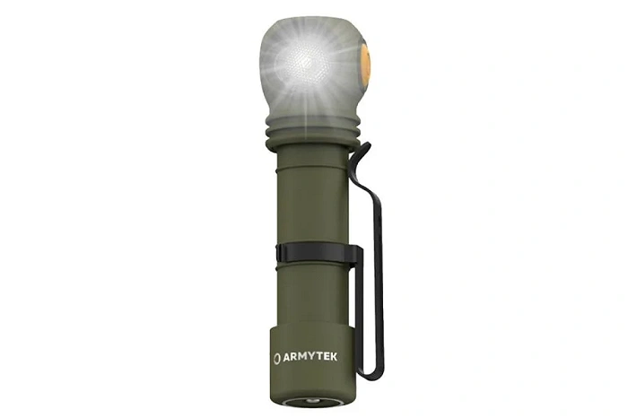 Latarka Armytek Wizard C2 Pro MAX OLIVE Magnet USB White, zdjęcie 1 z 8