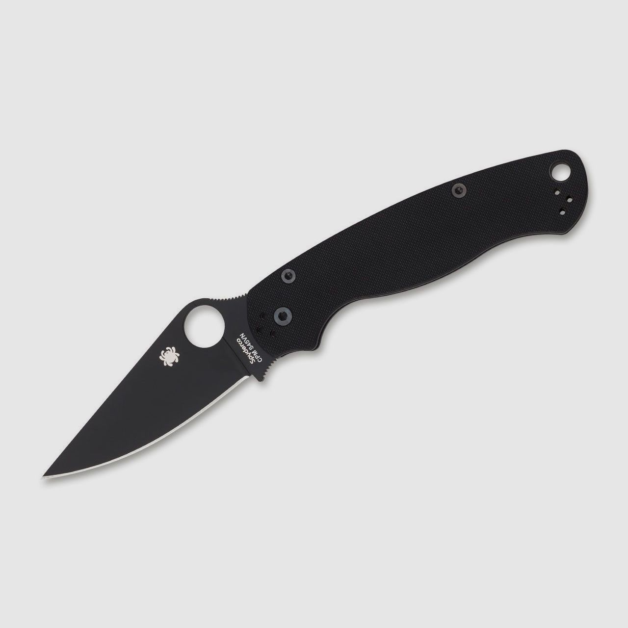 Taschenmesser SPY. PARAMILITARY2 BLACK G-10 C81GPBK2