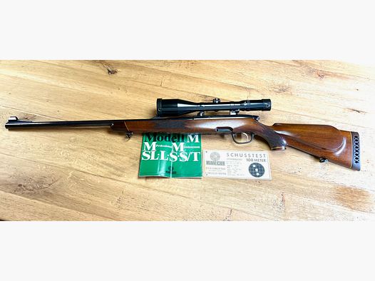 Repetierbüchse Steyr Mannlicher Model S .375 H&H Mag. mit ZF Schmidt & Bender 2,5-10x56 - neuwertig