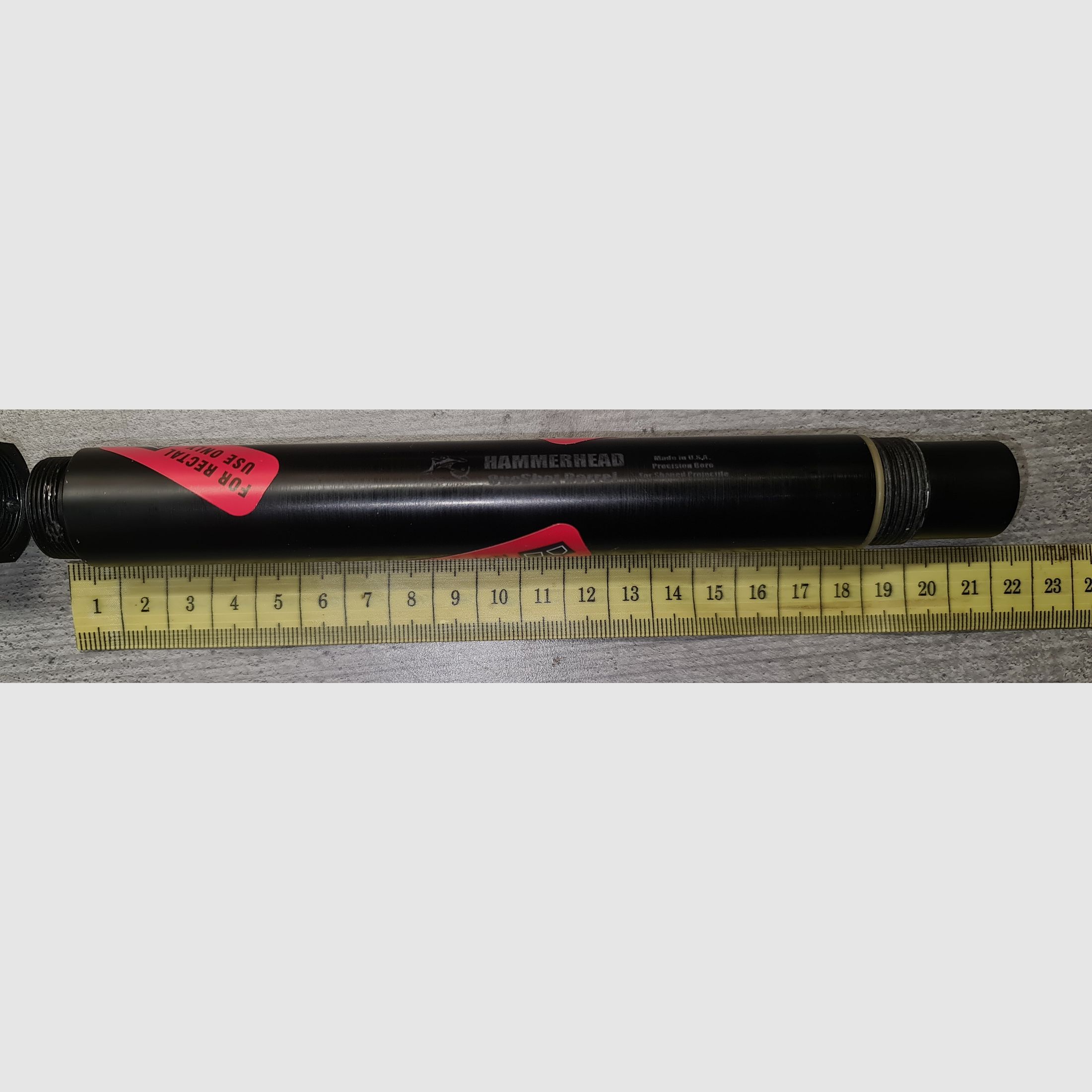 PAINTBALL FS FIRST STRIKE LAUF HAMMERHEAD ONE SHOT / 8 ZOLL / cal. 68 / ! BESCHREIBUNG LESEN !, Bild 3 von 13