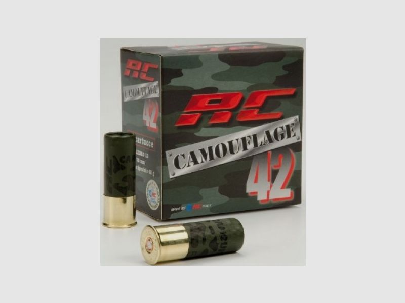 RC Patronen RC42 CAMOUFLAGE Kal.12 gr.42 pb.7 spezielle Taube