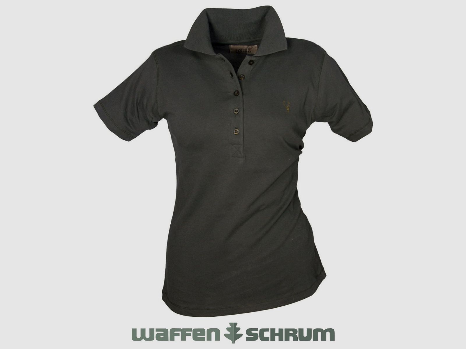 Hubertus Pique Shirt Damen dkl. oliv