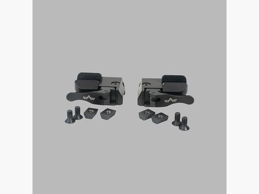 EAW 2-piece quick-release QR mount Picatinny compatible with Zeiss riflescopes with rail