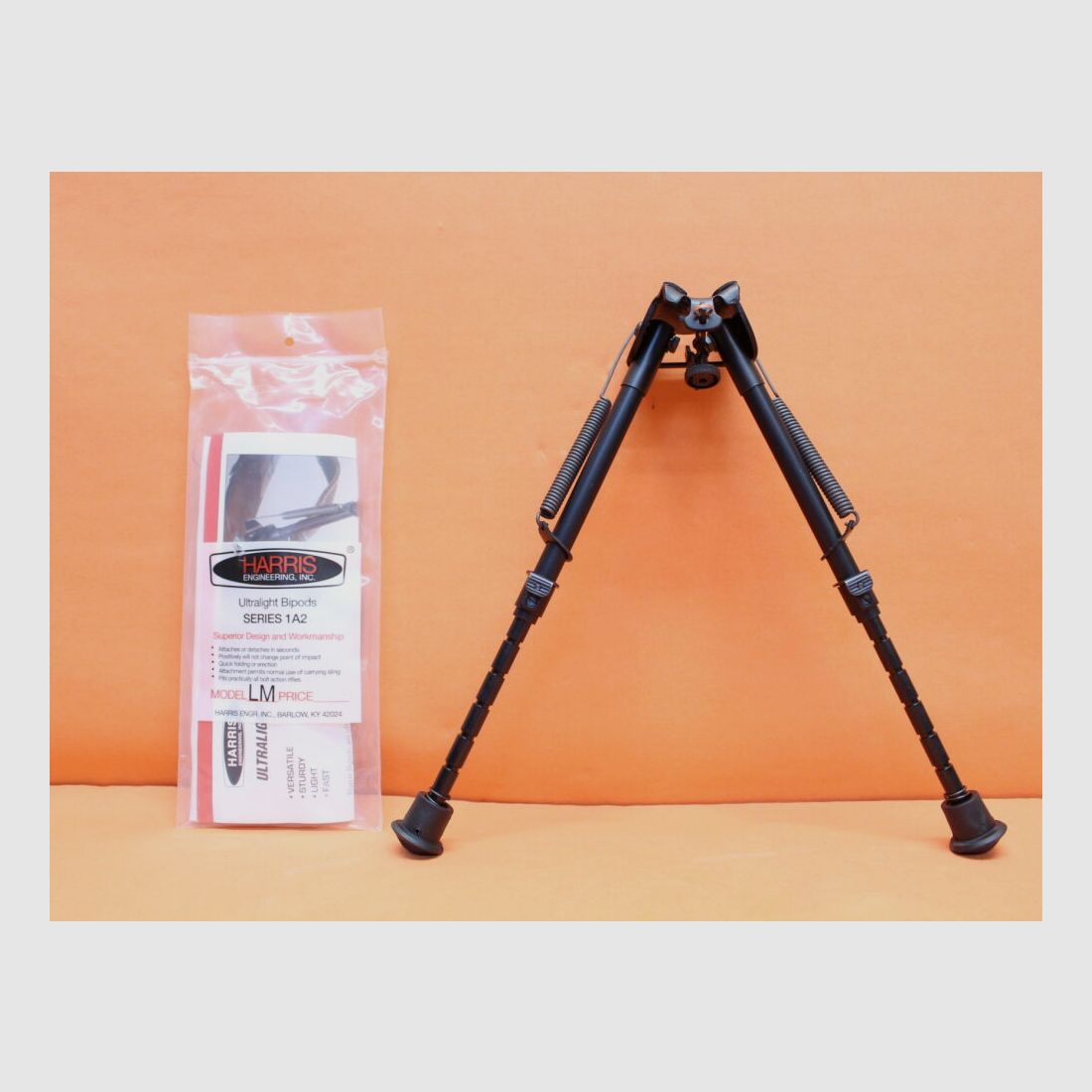 Harris Harris Zweibein 1A2-LM Höhe 9-13"/ ca. 23-33cm/ Rastenverstellung/ gummierte Füße