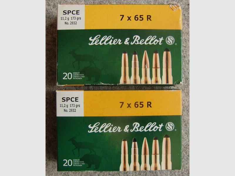 MUNITION: 40 PATRONEN KAL. 7x65R, AB LAGER LIEFERBAR!!!