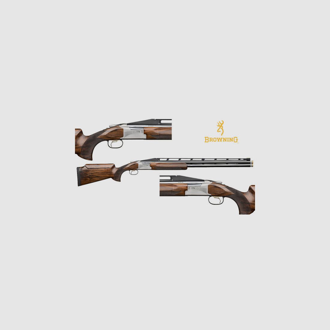 BROWNING B725 PRO TRAP HIGH RIB 12/70 81cm Lauflänge Bockdoppelflinte