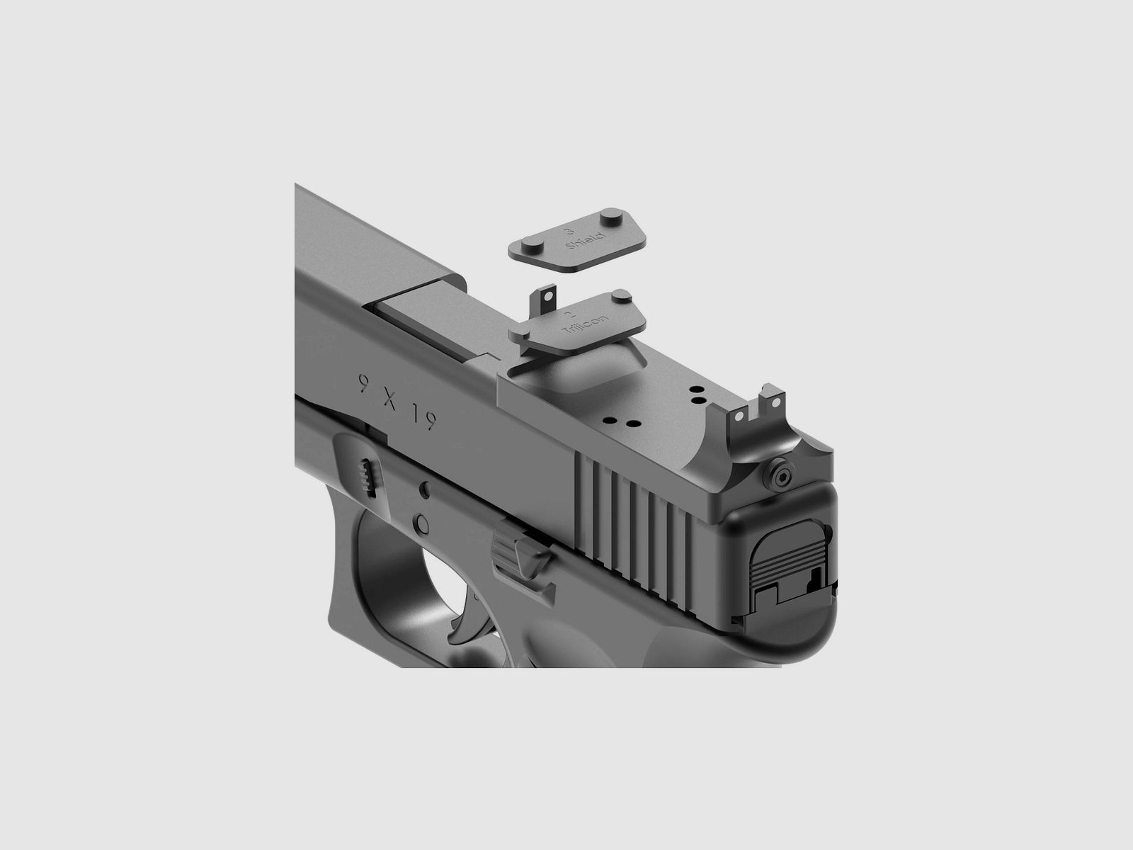 MAKnetic CSM - magnetic Red Dot mount, image 6 of 6